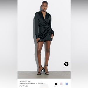 Viral zara black dress